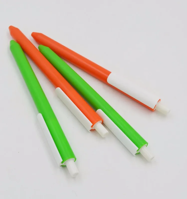 Custom logo printing plastic pen clip rubber grips for Plastic Ballpoint Pen, pen with logo printing