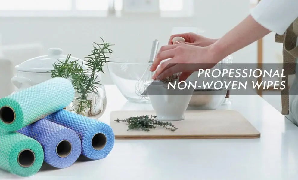 Household Spunlace Nonwoven Fabric Cleaning Wipes,Nonwoven Cleaning