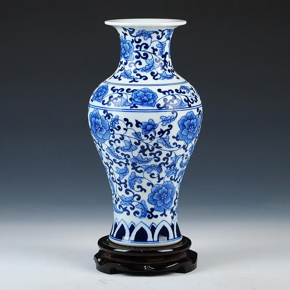 Pote De Ceramica Esmalte Azul E Branco Flores Vasos Chineses Antigos Buy Vaso Azul E Branco Por Atacado Azul E Branco Vaso Chines Vaso De Ceramica Vasos Chines Esmalte Azul E Branco Flores