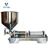 pedal semi auto chutney bottling machine pedal control 30L hopper