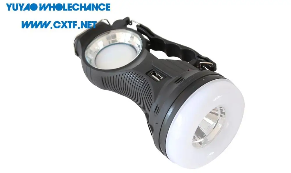 Rotatable Book Light Solar Rechargeable 1w Led Flashlight With Working