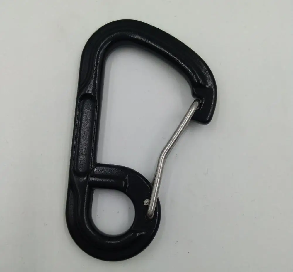Heavy-Duty Aluminum Snap Hook with Flat Strap Slot & Anti-Corrosion Coating