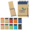 Personalized ECO Friendly Spiral Pocket Notebook with Pen