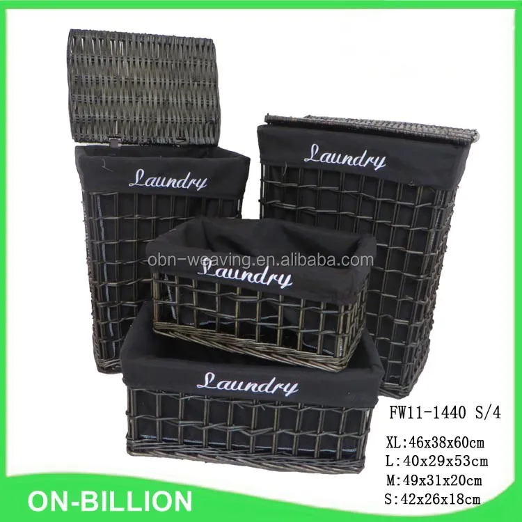 Wholesale Black Wicker Laundry Basket In Bulk Buy Laundry Basket In