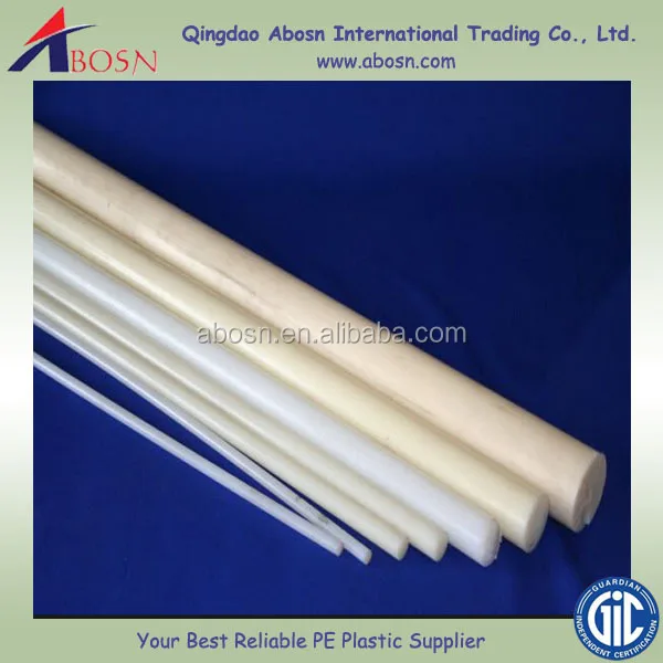 Extruded Hdpe Polyethylene Plastic Rod Uhmwpe Solid Round Rod Buy