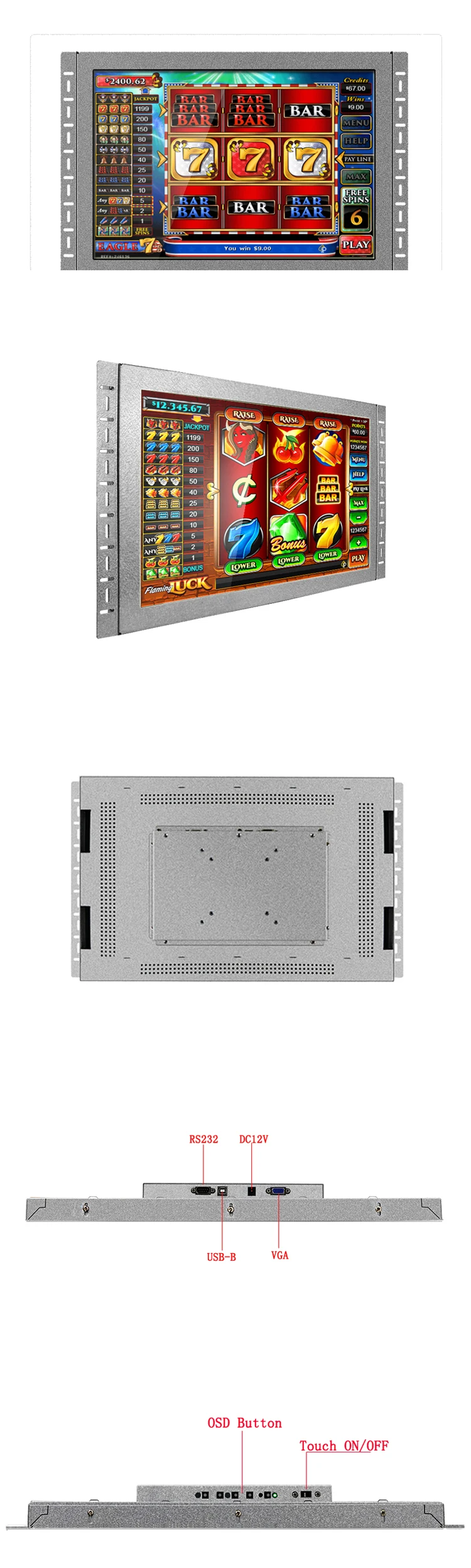 touch monitor compatible with 3M