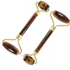 Natural Tiger Eye Stone Crystal Jade Massage Roller for Beauty Face