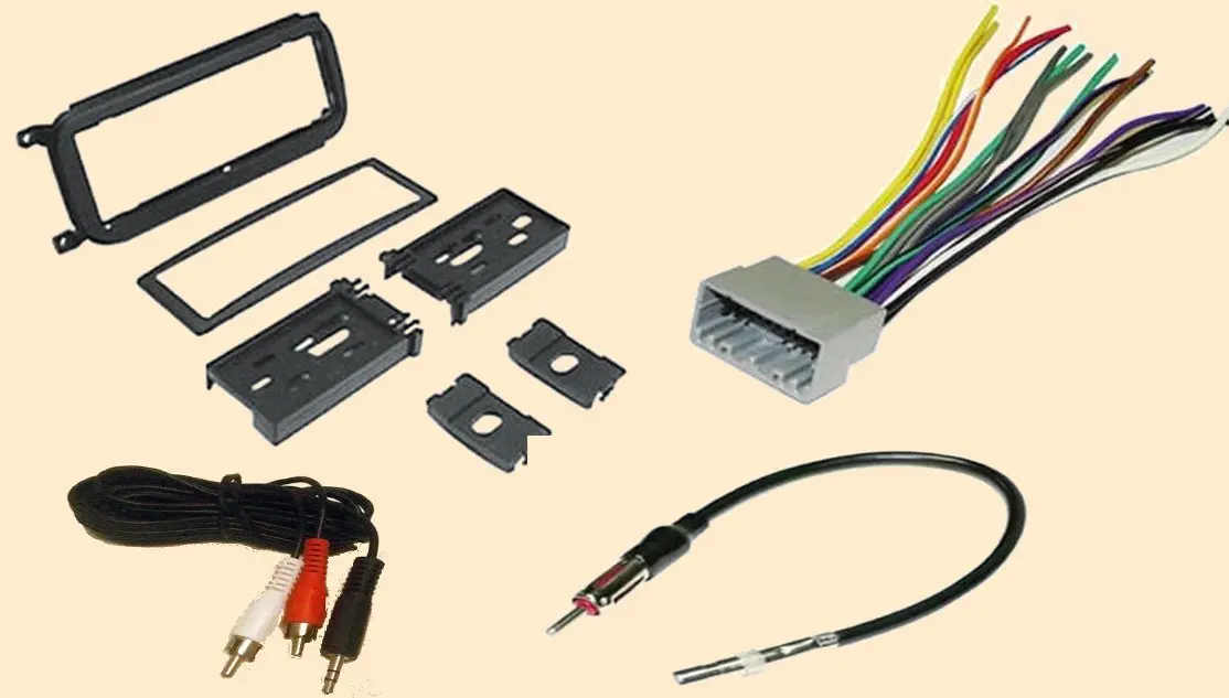 Buy ASC Car Stereo Install Dash Kit, Wire Harness, Antenna Adapter, and