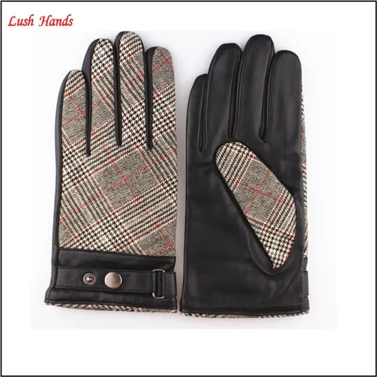 Men's fashion dressing leather gloves hand gloves manufacturers in china
