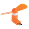 Promotional Gifts Customized Logo USB C Electricity Fans Summer Mini Hanhold Type-c Phone Fans For Xiaomi