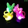 LED Flashing Rabbit Ring mixed color