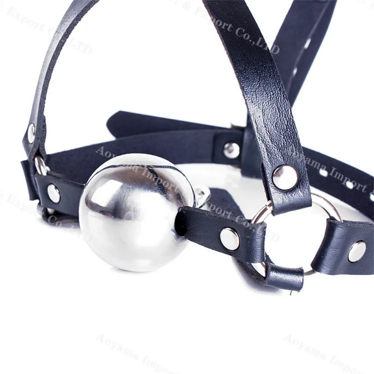 42 Mm Vrouwen Open Mond Gag Bal Rvs Metalen Slave Training Bdsm Bondage Terughoudendheid Buy 8232