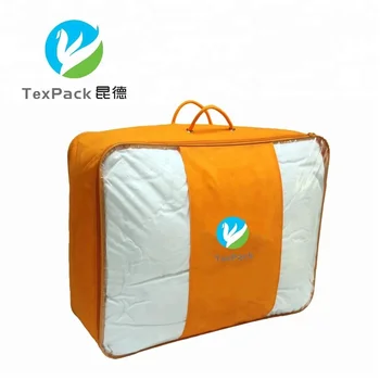 Bedding Clear Plastic Zipper Packing Bag For Blankets Comforters With Rope Handles - Buy Pvc ...