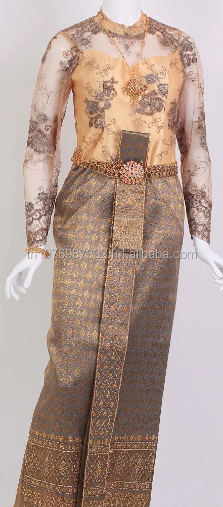 thai silk wedding dress