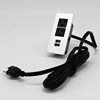 Led Table Mount Socket US Dual Power Outlets With USB