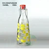 Glass Material and Beverage Industrial Use decal glass bottles for milk