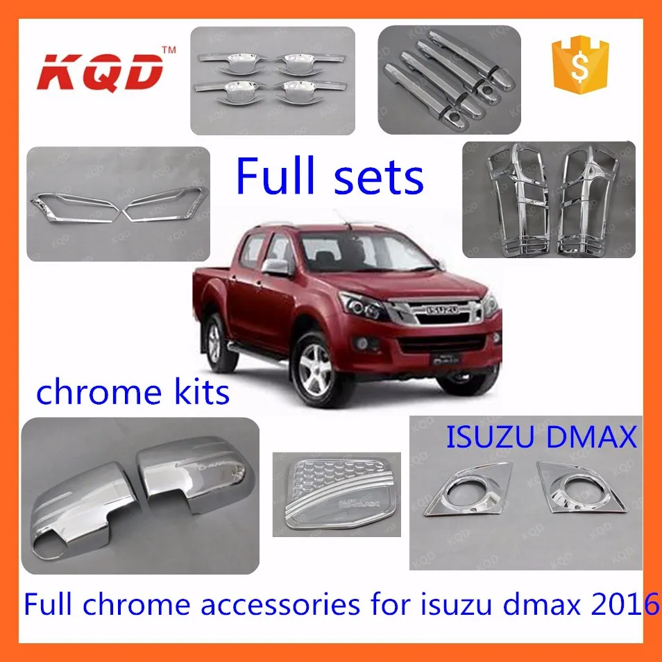 4 DOOR CHROME HANDLE INSERT BOWL FOR 4 DOOR ALL NEW ISUZU DMAX D-MAX 2012 TRUCK