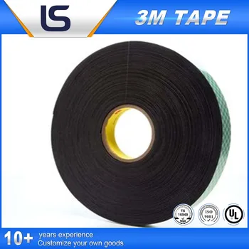 3m 4052/4056 Double Coated Black Urethane Foam Adhesive Tape For ...