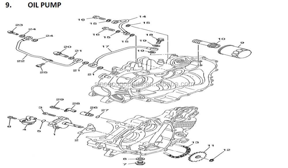 Cylinder Body,Hisun Utv,Atv,Massimo,Msu500,Bennche Utv500,Atv Spare