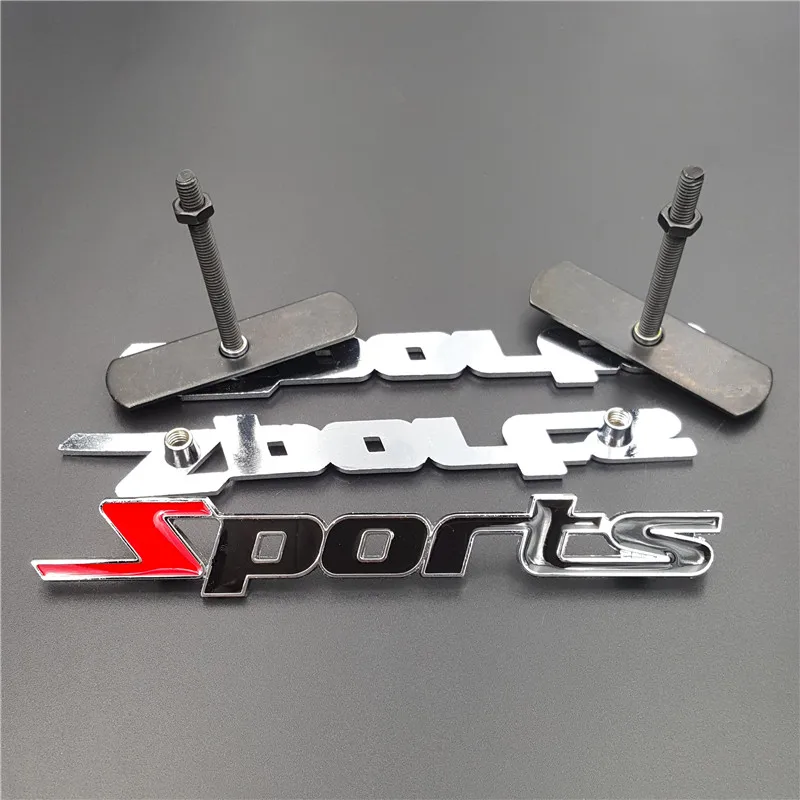 Custom Brand Logo Metal Car Grille Logo Auto Front Grill Badge Emblem