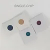 White/black envelop single eyeshadow packaging with private label