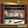 PH14-8x90 pixel Horizontal&Vertical inverted words16x130cm LED dislpay