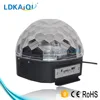 Party decoration lights 6X3W RGBWA UV led crystal magic ball light
