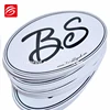 Custom Design Printed Waterproof Adhesive Oval PVC Label Sticker With Glossy Film Lamination
