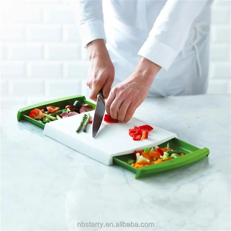 Chop N Clear Plastic Cutting Board With Drawer Buy Plastic