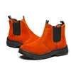 2018 New Looking Double Protection double Quality Rubber Sole Steel Plate Steel Toe Safety Shoes