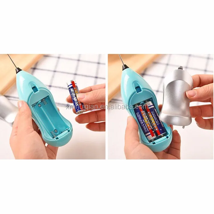 Hand Electric Mini Egg Beater Battery Operated Stainless Steel Egg Tools Egg Stiring Eco