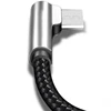 High Quality L shape micro Super Charging Fabric Nylon Braided USB cable for iPhone