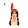 Black Braided Indian Girls Fancy Dress Kids Party Wigs HPC-1349