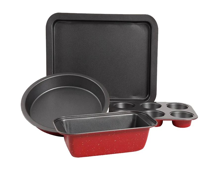 
4 piece non stick baking tools set metal bakeware set(BK-D603) 