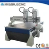 multi purpose wood cnc router/two heads auto tool change 3 axis cnc machine