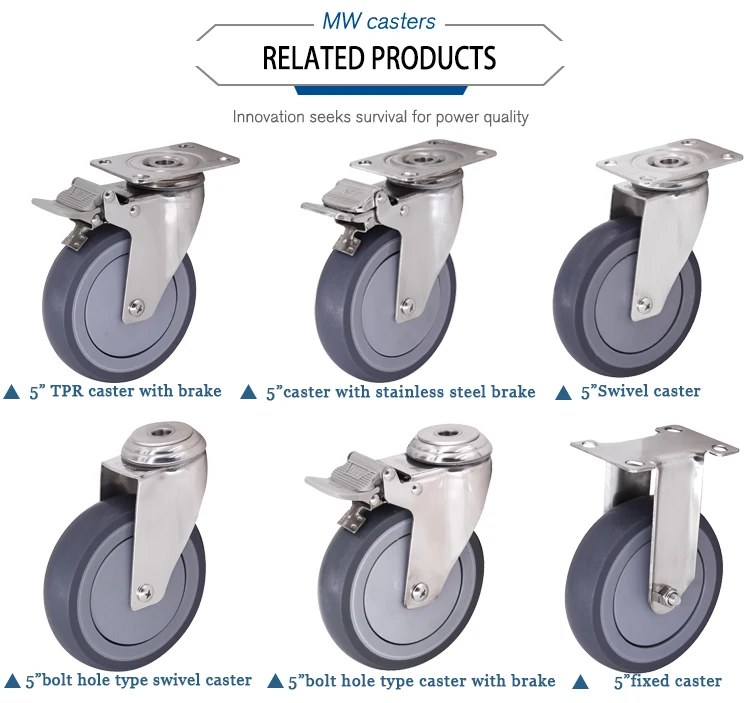 Колеса для медицинских тележек и кроватей