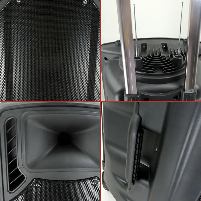 super bass portable speaker with wireless Mic - ANKUX.COM