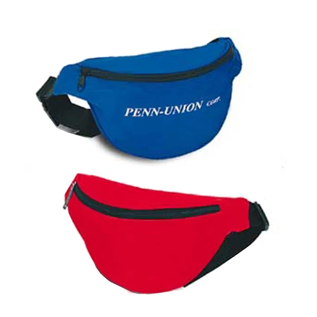 Promo Custom two Pocket travel running 420D Nylon Fanny Pack sport waist bag