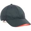 Full Mesh Neon Orange underbrim Sports cap blank breathable full mesh nylon baseball cap no brand no pocket no logo