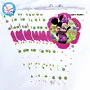 Birthday Party Flags Minnie Cartoon Paper Banners Bunting For Kids Girls Baby Shower Favors Pennant