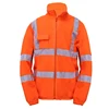 Road Safety Reflective Winter Sleeveless Safety Jacket Womens Fleece Hi Vis Security Guard Vest