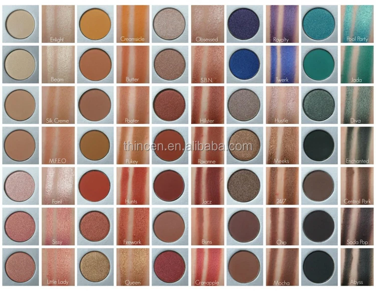 Private Label Vegan Cosmetics 35 Colors Eyeshadow Palette No Brand