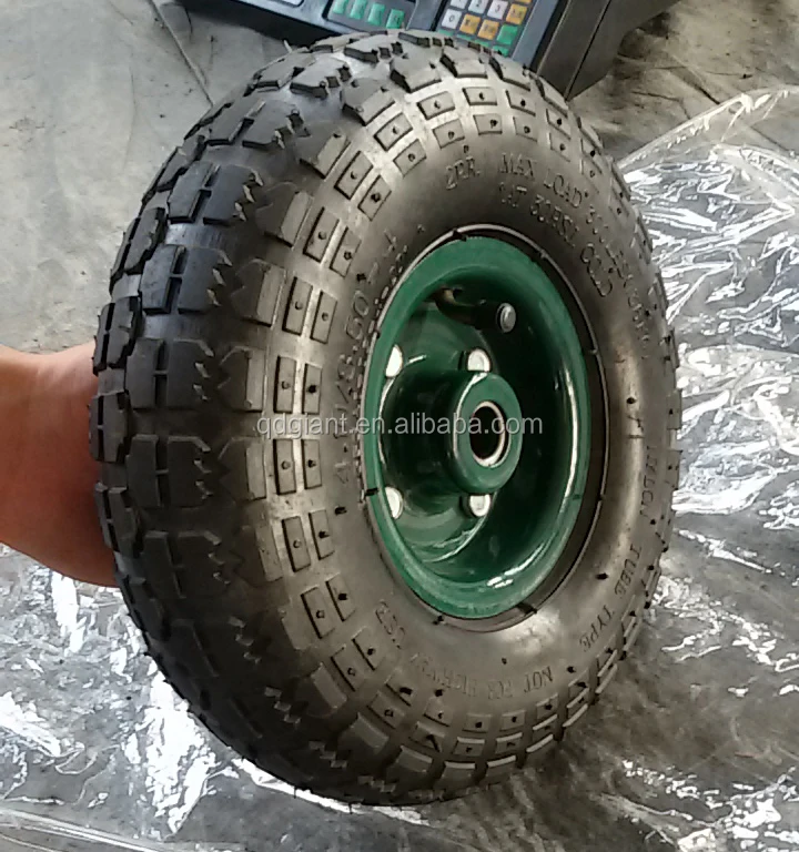 10"x3.50-4 rubber tyre for toy cart
