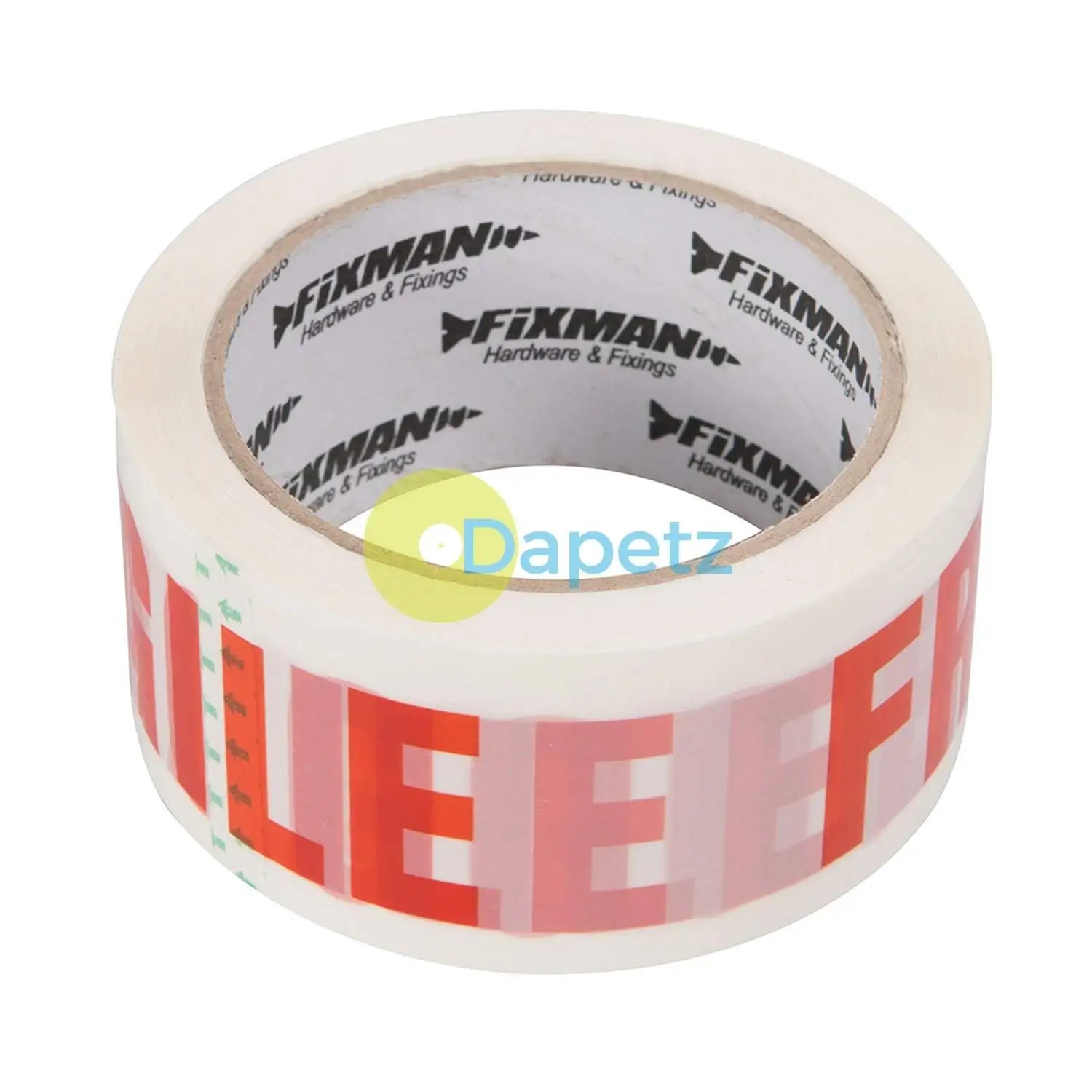 Dapetz /® Packing Tape Handle with Care 48mm X 66M Biaxially-Oriented Polypropylene Film