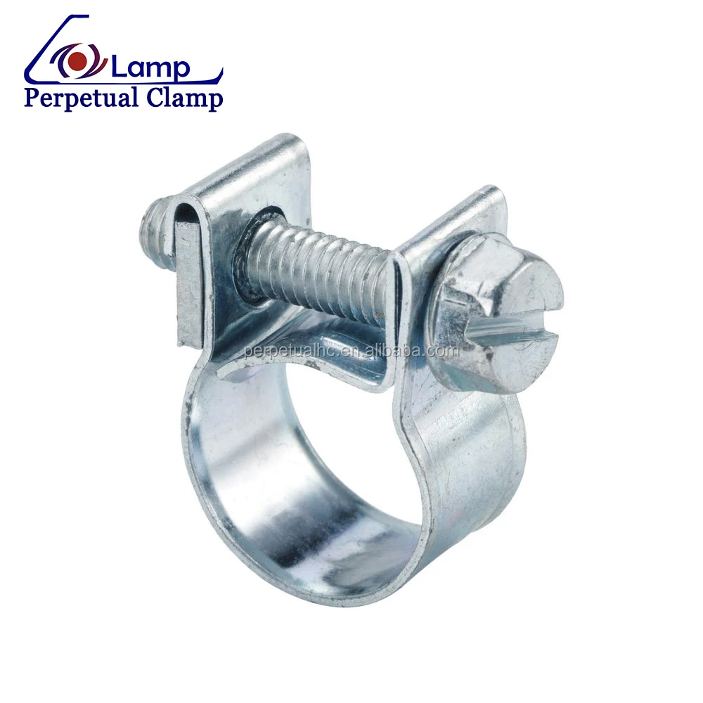 18mm Jubilee W1 Mini Nut /& Bolt Fuel Hose Clips Petrol Clamps Zinc 10 x 16mm