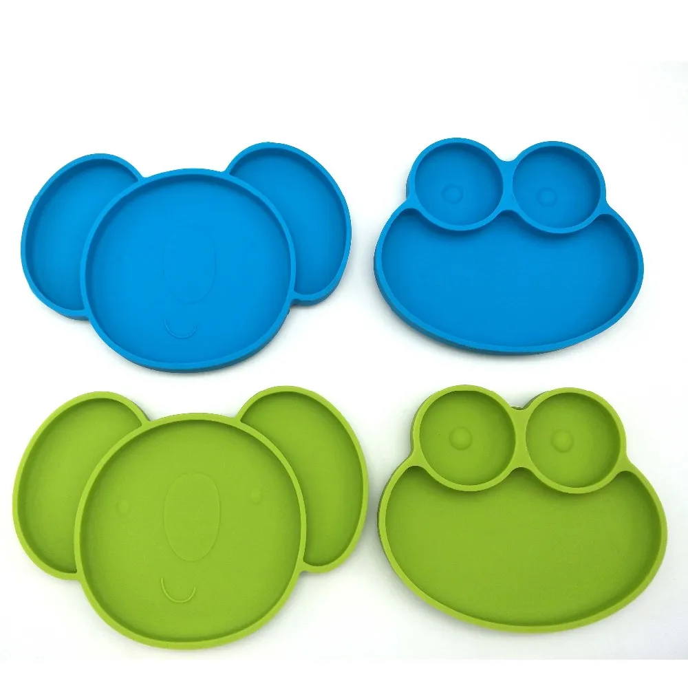Nontoxic Bpa Free Silicone Baby Suction Plate,Baby Silicone Divide