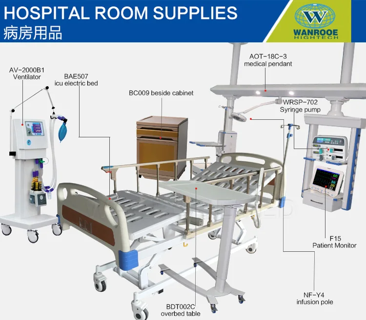 Bae507 Hospital Furniture Medical Clinic Equipment 5 Function Electric