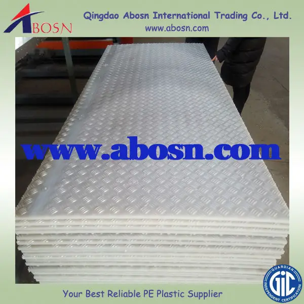 Heavy Duty & Protable Plastic Ground Protection Mat/temporary Road Mat