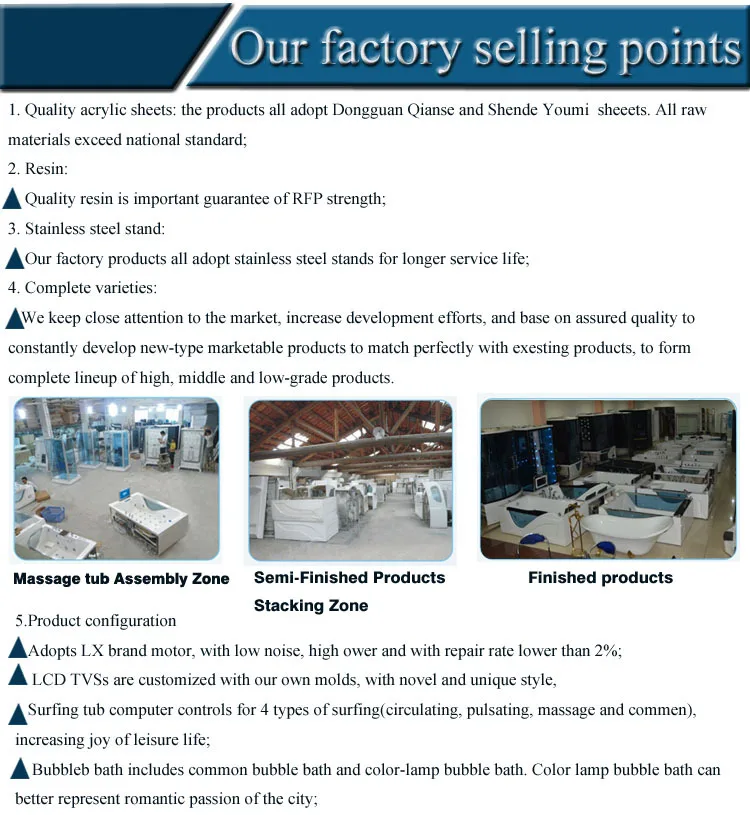 Double Jet Whirlpool Bathtub With Tv,Black Whirlpool Acrylic Bathtub