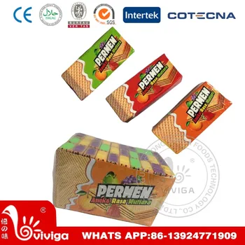 permen three fruity flavour wafer biscuit buy wafer biscuit,fruity permen three fruity flavour wafer biscuit